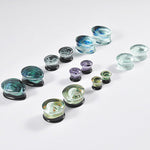 Abyssal Bloom | Handcrafted Liuli Glass Ear Plugs - AKAK BODYJEWELRY