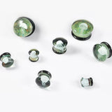 Abyssal Bloom | Handcrafted Liuli Glass Ear Plugs - AKAK BODYJEWELRY - ear - tunnel