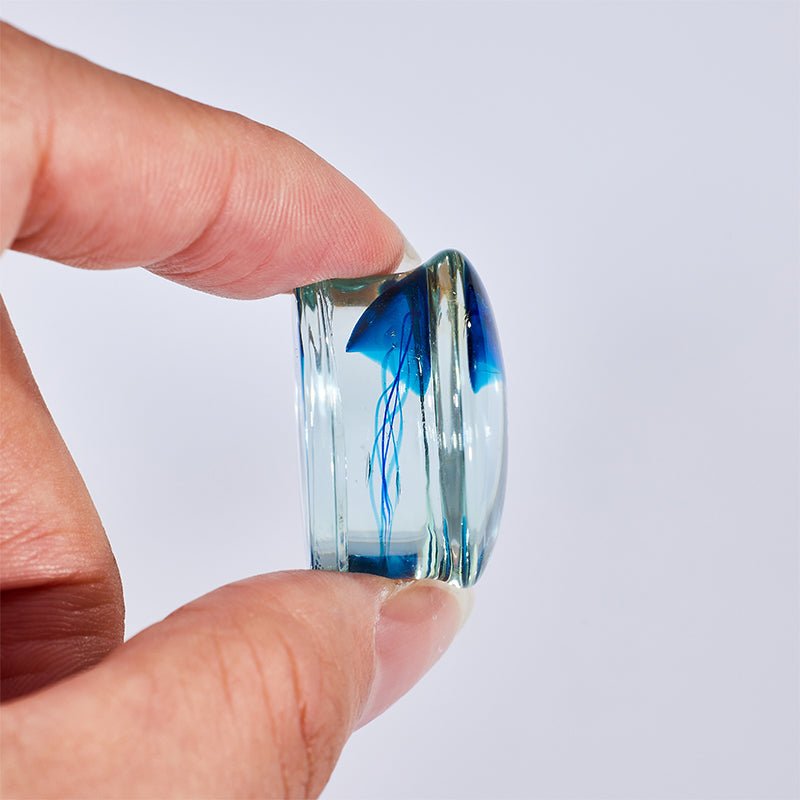 Abyssal Bloom|Blue Sea bloom Plug (2Pcs) - AKAK BODYJEWELRY - ear - tunnel