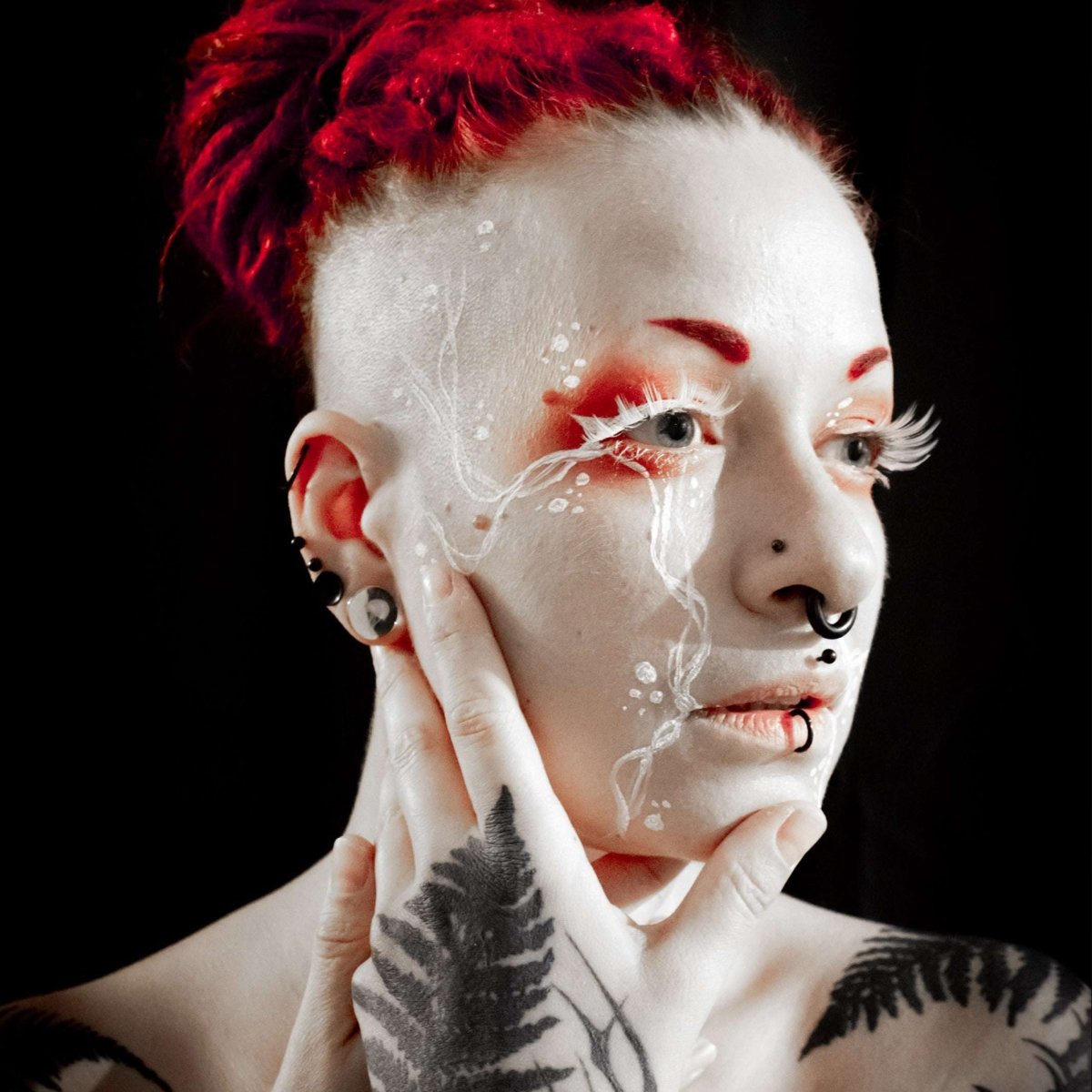 Abyssal Bloom|Clear Sea bloom Plug (2Pcs) - AKAK BODYJEWELRY - ear - tunnel