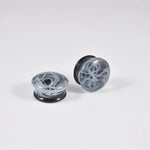 Abyssal Bloom|Phantom Veil Plug (2Pcs) - AKAK BODYJEWELRY - ear - tunnel
