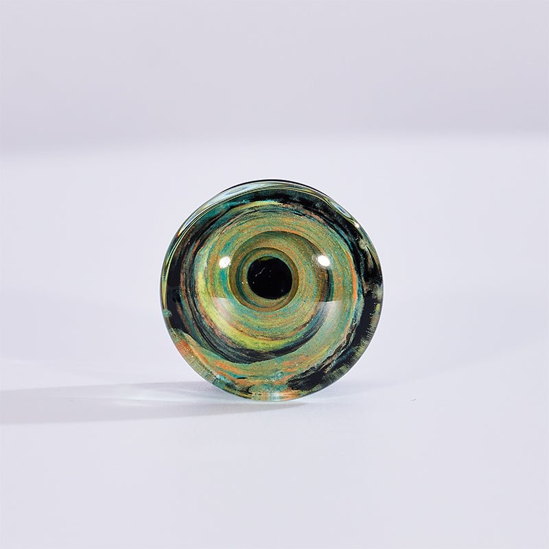 Abyssal Bloom|Verdant Stroke Plug (2Pcs) - AKAK BODYJEWELRY - ear - tunnel