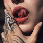 AKAK Scepter Fang Knuckle Ring - AKAK BODYJEWELRY - ear - tunnel