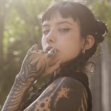 AKAK Scepter Fang Knuckle Ring - AKAK BODYJEWELRY - ear - tunnel