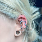 AKAK Titanium Love Ear Tunnel Plug (2Pcs) - AKAK BODYJEWELRY - ear - tunnel