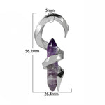 Amethyst helix Ear Weight 2Pcs - AKAK BODYJEWELRY - ear - tunnel