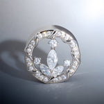 Anchor of Ocean Zircon 14K Ear Gauge Tunnel (2Pcs) - AKAK BODYJEWELRY - ear - tunnel