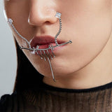 Antenna Shining Lip Cuff - AKAK BODYJEWELRY - ear - tunnel