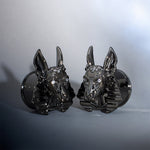 Anubis Eternal Zircon Tungsten Steel Plugs(2Pcs) - AKAK BODYJEWELRY - ear - tunnel