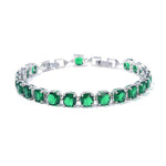Big Multicolor Zircon Tennis Bracelet - AKAK BODYJEWELRY - ear - tunnel
