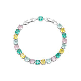 Big Multicolor Zircon Tennis Bracelet - AKAK BODYJEWELRY - ear - tunnel