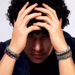 Big Multicolor Zircon Tennis Bracelet - AKAK BODYJEWELRY - ear - tunnel