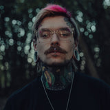 Blue Moissanite 14K White Gold Stars Shining Tunnel(2Pcs) - AKAK BODYJEWELRY - ear - tunnel