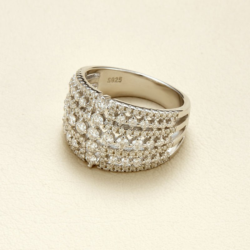 Celestial Path Moissanite S925 Silver Ring - AKAK BODYJEWELRY - ear - tunnel