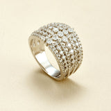 Celestial Path Moissanite S925 Silver Ring - AKAK BODYJEWELRY - ear - tunnel