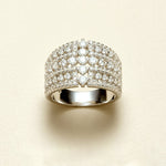 Celestial Path Moissanite S925 Silver Ring - AKAK BODYJEWELRY - ear - tunnel