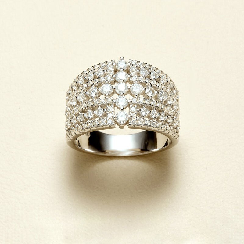 Celestial Path Moissanite S925 Silver Ring - AKAK BODYJEWELRY - ear - tunnel