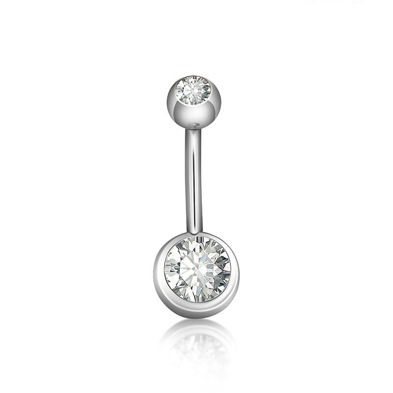 Czech Crystal Brow Barbell 1pc - AKAK BODYJEWELRY - ear - tunnel