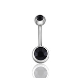 Czech Crystal Brow Barbell 1pc - AKAK BODYJEWELRY - ear - tunnel