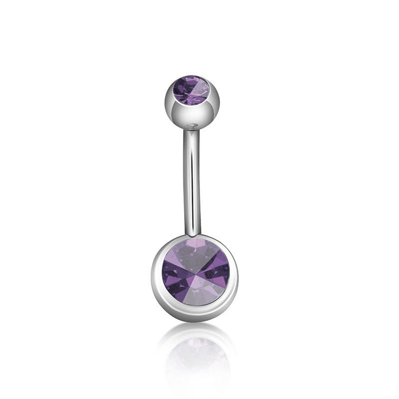 Czech Crystal Brow Barbell 1pc - AKAK BODYJEWELRY - ear - tunnel