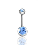Czech Crystal Brow Barbell 1pc - AKAK BODYJEWELRY - ear - tunnel