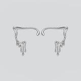 Dripping Wax Ear Cuff - AKAK BODYJEWELRY - ear - tunnel