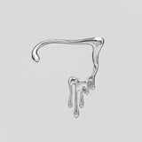 Dripping Wax Ear Cuff - AKAK BODYJEWELRY - ear - tunnel