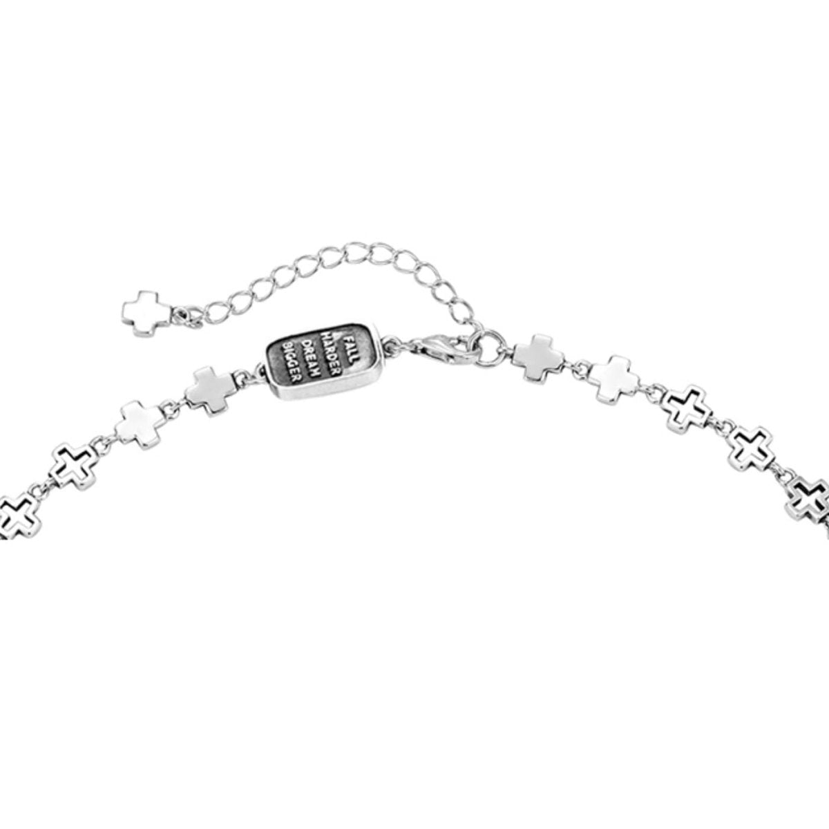 Eternal Cross Mosaic Chain Necklace - AKAK BODYJEWELRY - ear - tunnel