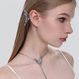Ethereal Butterfly Ear Cuff - AKAK BODYJEWELRY - ear - tunnel