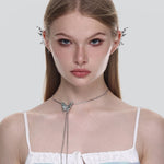 Ethereal Butterfly Ear Cuff - AKAK BODYJEWELRY - ear - tunnel