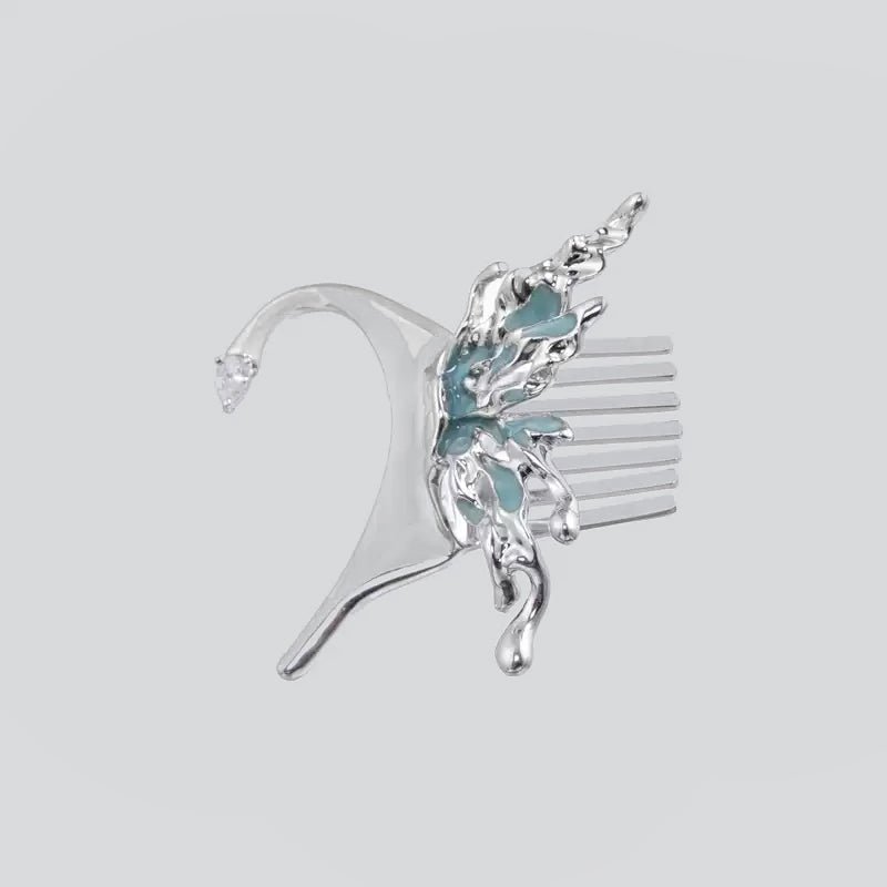 Ethereal Butterfly Ear Cuff - AKAK BODYJEWELRY - ear - tunnel