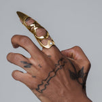 Ethereal Pearl Knuckle Ring - AKAK BODYJEWELRY - ear - tunnel