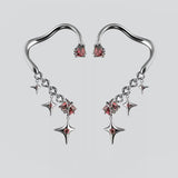 Forbidden Star Ear Cuff - AKAK BODYJEWELRY - ear - tunnel