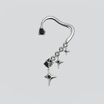 Forbidden Star Ear Cuff - AKAK BODYJEWELRY - ear - tunnel