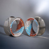 Free Will 8K Zircon Tunnel (2Pcs) - AKAK BODYJEWELRY - ear - tunnel