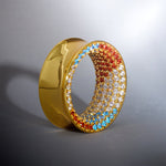 Free Will Zircon S925 Silver Tunnel (2Pcs) - AKAK BODYJEWELRY - ear - tunnel