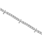 Full Zircon Pave Cross Tennis Bracelet - AKAK BODYJEWELRY - ear - tunnel