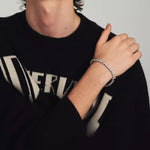 Full Zircon Pave Cross Tennis Bracelet - AKAK BODYJEWELRY - ear - tunnel