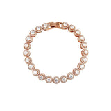 Gold - Plated Green Zircon Tennis Bracelet - AKAK BODYJEWELRY - ear - tunnel