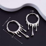 Gradient Lava Hoop Ring Nose Piercing - AKAK BODYJEWELRY - ear - tunnel