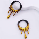 Gradient Lava Hoop Ring Nose Piercing - AKAK BODYJEWELRY - ear - tunnel