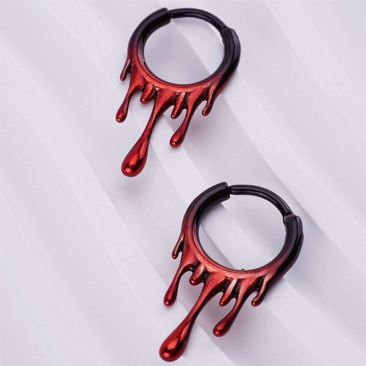 Gradient Lava Hoop Ring Nose Piercing - AKAK BODYJEWELRY - ear - tunnel
