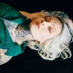 Green Moissanite 14K Gold Stars Shining Tunnel(2Pcs) - AKAK BODYJEWELRY - ear - tunnel