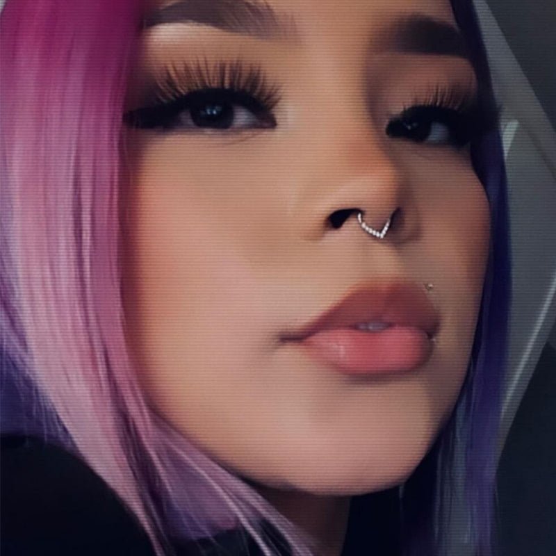 Heart Symbol Nose Piercing - AKAK BODYJEWELRY - ear - tunnel