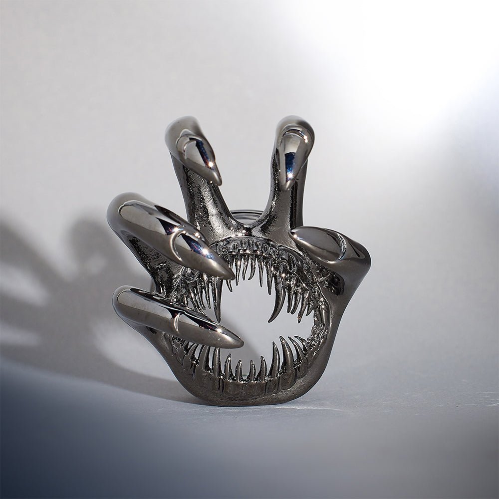 Hell Claw Tungsten Steel Ear Gauge Tunnel(2Pcs) - AKAK BODYJEWELRY - ear - tunnel