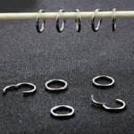 Hinged Ear Piercing Nose Rings Hoop - AKAK BODYJEWELRY - ear - tunnel