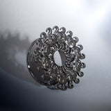 Human Centipede Tungsten Steel Ear Gauge Tunnel(2Pcs) - AKAK BODYJEWELRY - ear - tunnel