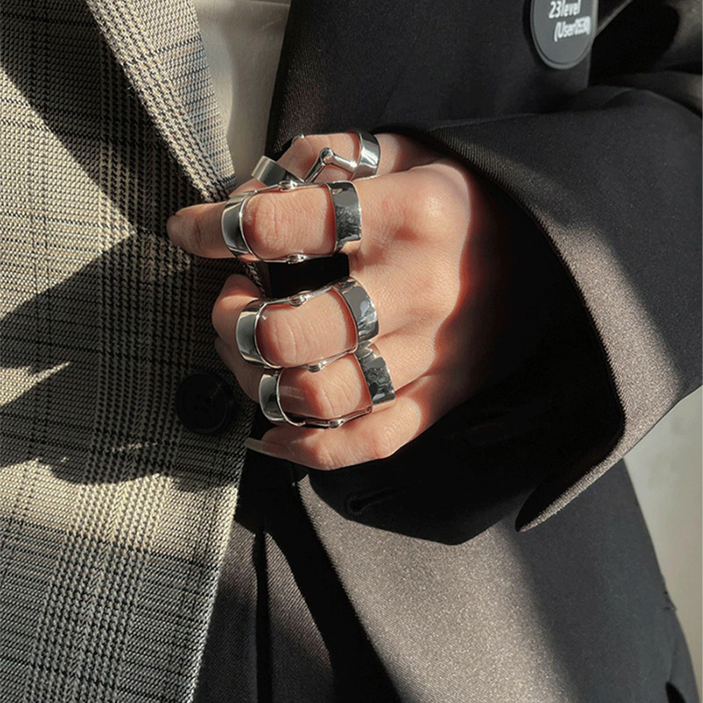 Iron Embrace Knuckle Ring - AKAK BODYJEWELRY - ear - tunnel