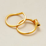 Marquise Cut 1 Carat Moissanite S925 Silver Layered Ring - AKAK BODYJEWELRY - ear - tunnel