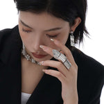 Mecha Armor Knuckle Ring - AKAK BODYJEWELRY - ear - tunnel